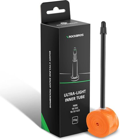 ROCKBROS Bike Inner Tube 700x18/32C Super Light 35g TPU Road Bicycle Tubes Presta Valve Compatible with 700 x 18/23/25/28/30/32C Tire in Saudi Arabia