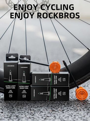 ROCKBROS Bike Inner Tube 700x18/32C Super Light 35g TPU Road Bicycle Tubes Presta Valve Compatible with 700 x 18/23/25/28/30/32C Tire in Saudi Arabia