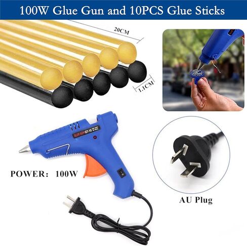 85PCS Auto Body Dent Puller Kit, Car Dent Removal Repair Tool Kit with Dent Puller, Suction Cup, Slide Hammer T Bar for Dent Removal in Saudi Arabia