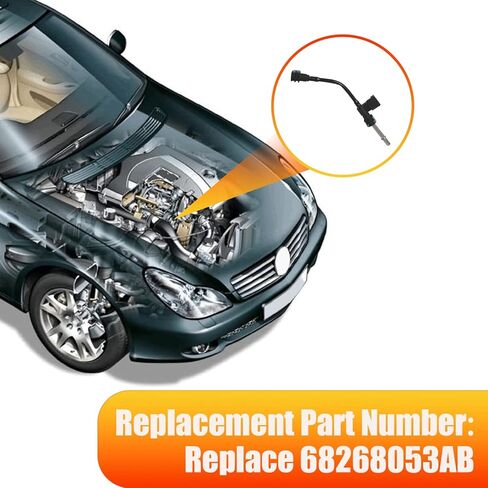 أنبوب مستشعر ضغط الوقود متوافق مع 2015 2016 2017 2018 2019 Ram 1500 5.7L V8 ، مستشعر ضغط الوقود استبدال 68268053AB in Kuwait
