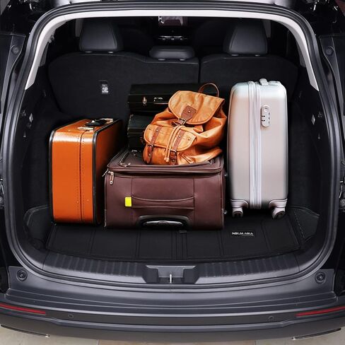 سجادات الأرضية وبطانة الحمولة لسيارة Ford Expedition 2018-2024 ذات 7 مقاعد مع مقاعد دلو ثانية، حماية من جميع الأحوال الجوية، بطانات أرضية مطاطية TPE، ملحقات السيارة، أسود (ليس للحد الأقصى) in Kuwait