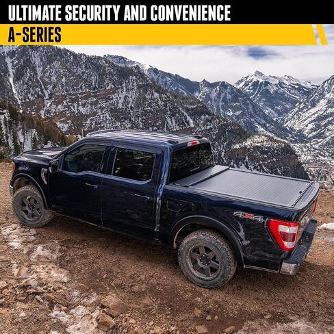 غطاء تونيو لسرير الشاحنة قابل للسحب من سلسلة A-Roll-N-Lock | BT226A | يناسب 2020 - 2023 Chevy/GMC Silverado/Sierra 2500/3500HD مقاس 6 أقدام و10 بوصات (82.2 بوصة) in Kuwait