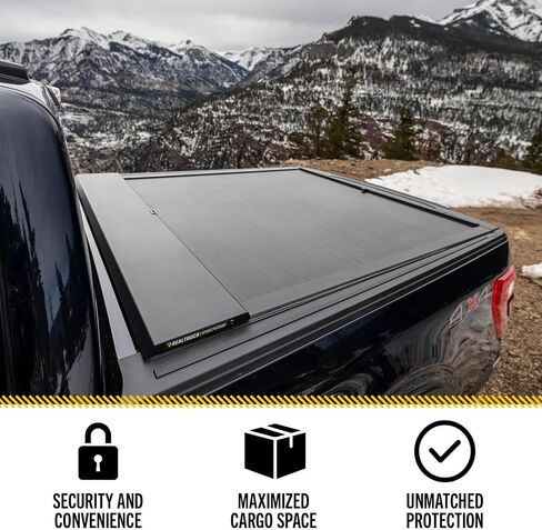 غطاء تونيو لسرير الشاحنة قابل للسحب من سلسلة A-Roll-N-Lock | BT226A | يناسب 2020 - 2023 Chevy/GMC Silverado/Sierra 2500/3500HD مقاس 6 أقدام و10 بوصات (82.2 بوصة) in Kuwait