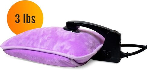 وسادة تسخين قابلة لإعادة الشحن، سخان يدوي كهربائي لالتهاب المفاصل، كيس مياه كهربائي، إغلاق تلقائي - لافندر 3 رطل in Kuwait
