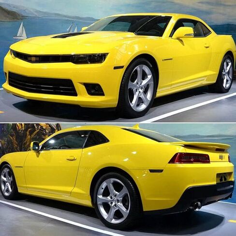 NJSBYL Camaro عدسات مدخنة LED مجموعات إضاءة جانبية لـ 2010 2011 2012 2013 2014 2015 تشيفي شيفروليه كامارو مصابيح علامة جانبية أمامية/خلفية مدعومة بـ 26-SMD أحمر/كهرمان LED بديل OEM in Kuwait
