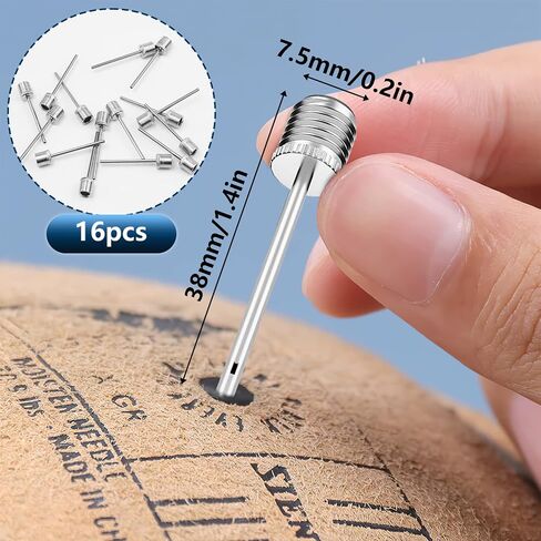 ExeQianming Air Pump Needles, Basketball Pump Needle, Air Pump Inflation Needles with Storage Box, Stainless Steel Ball Pump Inflation Needle for Sports Balls Air Pumping in Saudi Arabia