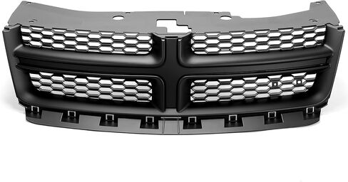 HECASA Front Grille Compatible with 2011-2014 Dodge Avenger Upper Black Painted Grill Replacement for CH1200349 68102307AC in Saudi Arabia