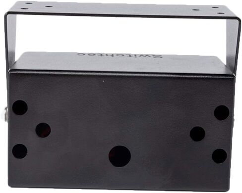 Switchtec 4 Gang Rocker Toggle Switch، 5 Pin 12V، 20 أمبير لوحة ألومنيوم بإضاءة خلفية زرقاء، سلكي مسبقًا الكل في حاوية صندوق التثبيت السطحي. القوارب البحرية، مركبات الشاحنات، أضواء السيارات، المركبات الترفيهية (4 أزرق) in Kuwait