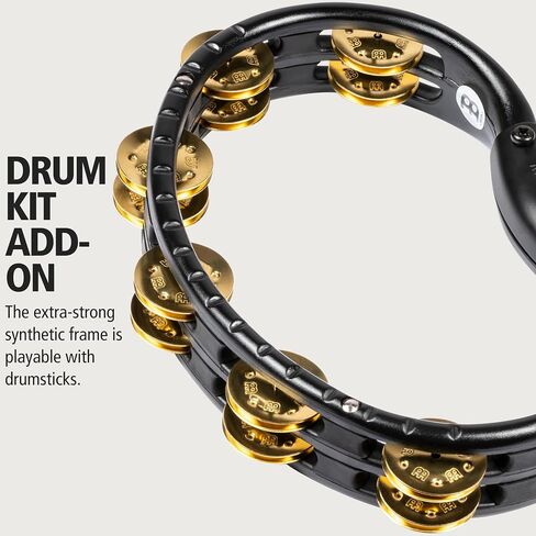 آلة Meinl Percussion الموسيقية الدف الموسيقية القابلة للتركيب للتسجيل أو البث المباشر - غير مصنوعة في الصين - نغمات صف مزدوج، ضمان لمدة عامين (TMT2-R) in Saudi Arabia