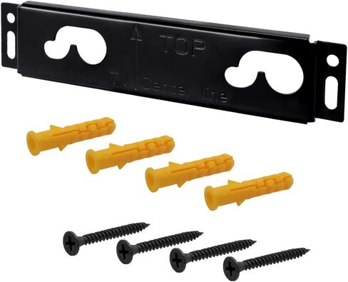 حامل تثبيت على الحائط أسود من Tendodo مع مجموعة من البراغي لنظام مكبر الصوت LG SH3 SH3K in Kuwait