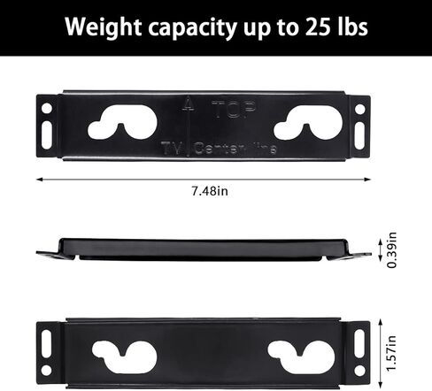 حامل تثبيت على الحائط أسود من Tendodo مع مجموعة من البراغي لنظام مكبر الصوت LG SH3 SH3K in Kuwait