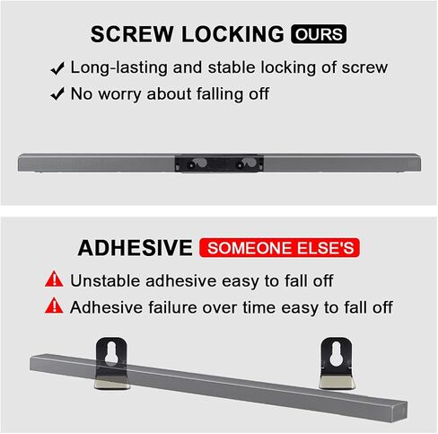 حامل تثبيت على الحائط أسود من Tendodo مع مجموعة من البراغي لنظام مكبر الصوت LG SH3 SH3K in Kuwait