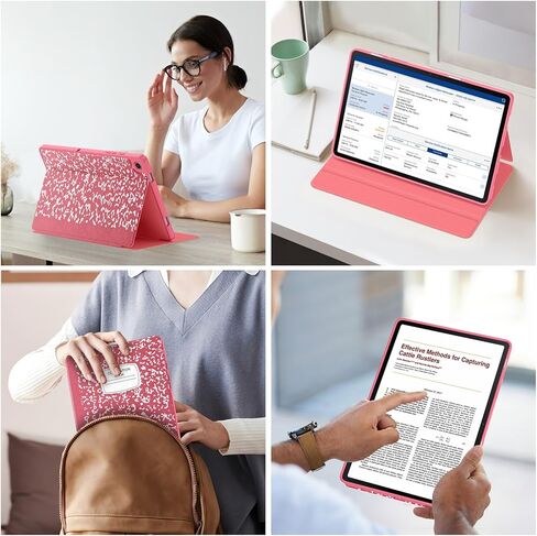 حافظة Supveco لجهاز Samsung Galaxy Tab A11 Plus 2026 / A9 Plus 2023 11 بوصة، Galaxy Tab A11+/ A9+ 5G Tablet، غطاء واقٍ ناعم ممتاز من مادة TPU مع حامل قابل للطي وتنشيط/غفو تلقائي، كمبيوتر محمول in Kuwait