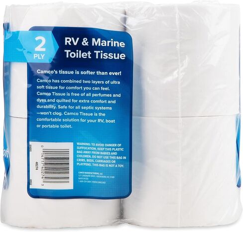 Camco RV Bathroom Toilet Tissue (16 rolls) and TastePURE Camper/RV Water Filter & Hose Protector in Saudi Arabia