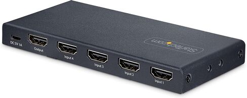 StarTech 2-Port 8K HDMI Switch, HDMI 2.1, 8K 60Hz, 4K 120Hz, HDR10+, Remote | Auto & manual source switching, 2 in 1 out, Power adapter & remote included, USB powered, 7.1-channel audio in Saudi Arabia