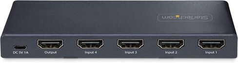 StarTech 2-Port 8K HDMI Switch, HDMI 2.1, 8K 60Hz, 4K 120Hz, HDR10+, Remote | Auto & manual source switching, 2 in 1 out, Power adapter & remote included, USB powered, 7.1-channel audio in Saudi Arabia