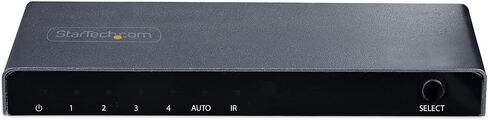 StarTech 2-Port 8K HDMI Switch, HDMI 2.1, 8K 60Hz, 4K 120Hz, HDR10+, Remote | Auto & manual source switching, 2 in 1 out, Power adapter & remote included, USB powered, 7.1-channel audio in Saudi Arabia
