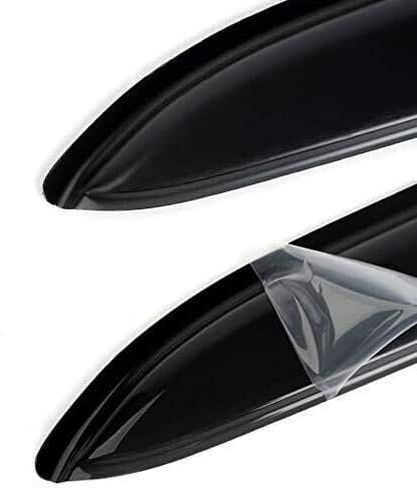 Wensdy 4Pcs Side Window Wind Deflector,Outside Mount Tape-On Sun Rain Guards Set Window Visor fit for 2002-2006 Mitsubishi Lancer Sedan (Sedan Only) 94229 in Kuwait