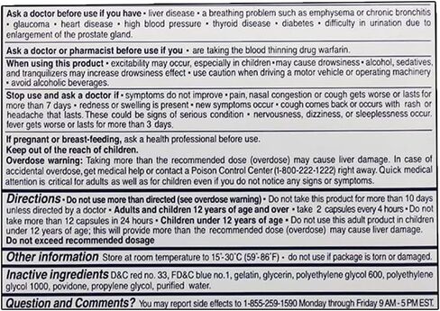 JUWA Product of XL-3 Xtra, Cold & Cough Capsules, Count 1 - Medicine Cold/Sinus/Allergy/Grab Varieties & Flavors in Saudi Arabia
