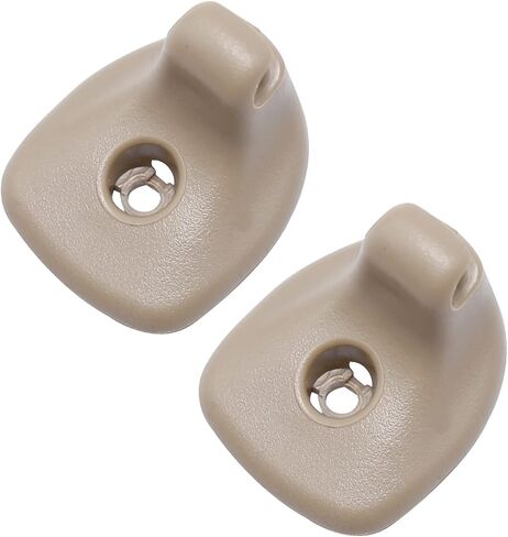 قطعتان من مشبك تثبيت واقي الشمس لدعم 2011-2014 Dodge Avenger 1GW25HL1AA بديل لـ 2011-2015 Chrysler 200 مشبك تثبيت واقي الشمس (بيج) in Saudi Arabia
