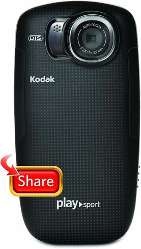 Kodak PlaySport (Zx5) HD Waterproof Pocket Video Camera - Black (2nd Generation) in Saudi Arabia