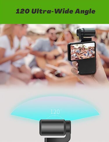 كاميرا فيديو Dpofirs 5K 30 إطارًا في الثانية فائقة الدقة بمستشعر CMOS 1/2.5 بوصة، وكاميرا تسجيل فيديو مع شاشة لمس IPS مقاس 3.5 بوصة، وكاميرا فيلم بطاريات 3250 مللي أمبير في الساعة، واتصال WiFi، وتكبير رقمي 10x in Kuwait