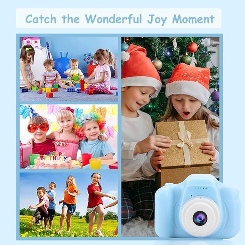 Kids Camera, Digital Video Camera 2.0in TFT Color Screen Children Creative DIY Camcorder for Childrens Boys Girls Birthday/Christmas/New Year Toy Gifts (Blue) in Saudi Arabia