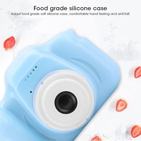Kids Camera, Digital Video Camera 2.0in TFT Color Screen Children Creative DIY Camcorder for Childrens Boys Girls Birthday/Christmas/New Year Toy Gifts (Blue) in Saudi Arabia