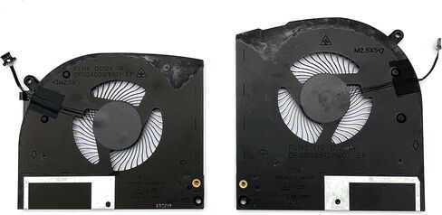 New CPU+GPU Cooling Fan 12V Replacement for Dell Alienware M17 R2 P41E P41E001 DFS2400121H0T DFS652512PN0T DC12V 1A Fan (This Replacement Fan ONLY for 12V Fan, can not be Used to Replace The 5V Fan) in Saudi Arabia