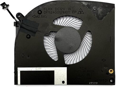 New CPU+GPU Cooling Fan 12V Replacement for Dell Alienware M17 R2 P41E P41E001 DFS2400121H0T DFS652512PN0T DC12V 1A Fan (This Replacement Fan ONLY for 12V Fan, can not be Used to Replace The 5V Fan) in Saudi Arabia