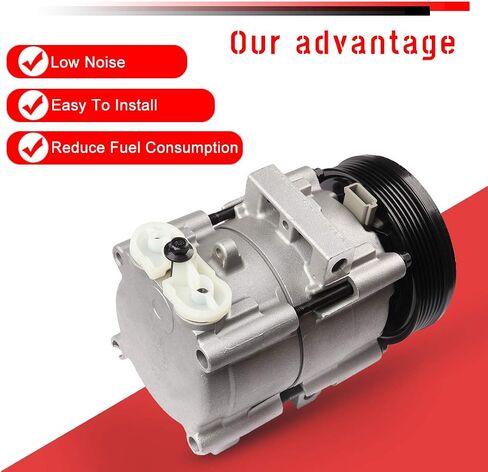 cciyu Air Conditioning Compressor Compatible for Ford for F-150 for F-250 for F-350 for F53 5.4L 6.8L 2002-2007 Replaces CO 35108C AC Compressor for Car in Saudi Arabia