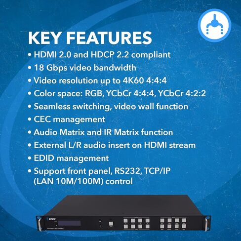 OREI HDMI Extender Over Cat6 330ft - 1080p Over IP, Loop Out, One-Way IR in Kuwait