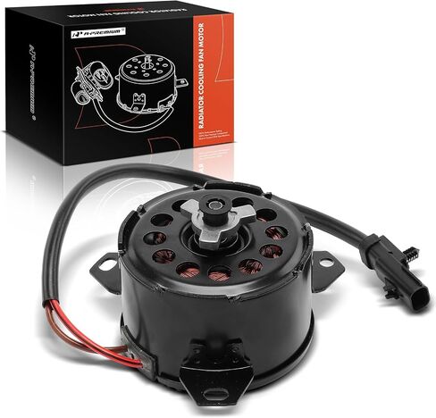 A-Premium Engine Radiator Cooling Fan Motor Compatible with Jeep Liberty 2002 2003 2004, Replace# 52079786AB, 55037659AA in Saudi Arabia