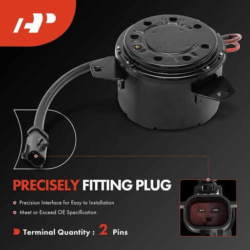 A-Premium Engine Radiator Cooling Fan Motor Compatible with Jeep Liberty 2002 2003 2004, Replace# 52079786AB, 55037659AA in Saudi Arabia