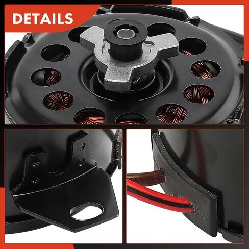 A-Premium Engine Radiator Cooling Fan Motor Compatible with Jeep Liberty 2002 2003 2004, Replace# 52079786AB, 55037659AA in Saudi Arabia