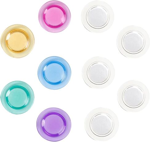 Strong Magnets for Glass Whiteboard Refrigerator Dry Erase Board Round Rare Earth Magnets for Home, School & Office, Assorted Colors (10Pack) in Saudi Arabia