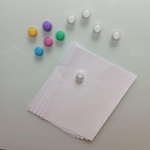Strong Magnets for Glass Whiteboard Refrigerator Dry Erase Board Round Rare Earth Magnets for Home, School & Office, Assorted Colors (10Pack) in Saudi Arabia