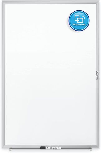 Quartet Whiteboard, Non-Magnetic Dry Erase White Board, 2' x 3', Total Erase, Black (S513) in Saudi Arabia