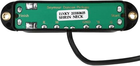 سيمور دنكان 11205-01-B Hot Rails® High Output Single Coil Size Humbuckers Strat Black Pickup Bundle مع 12x Fender Guitar Picks، وقماش تلميع الصوت السائل in Saudi Arabia