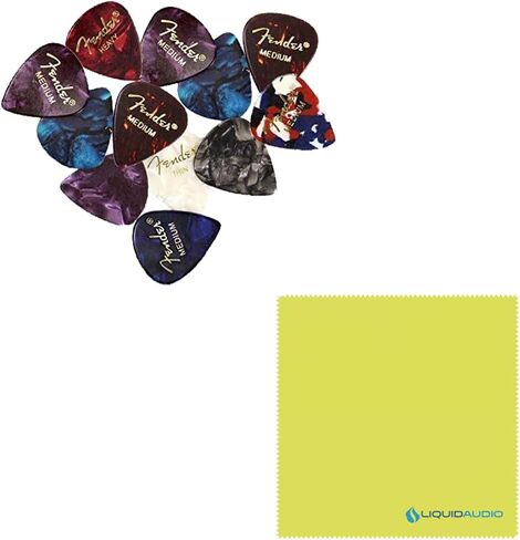 سيمور دنكان 11205-01-B Hot Rails® High Output Single Coil Size Humbuckers Strat Black Pickup Bundle مع 12x Fender Guitar Picks، وقماش تلميع الصوت السائل in Saudi Arabia