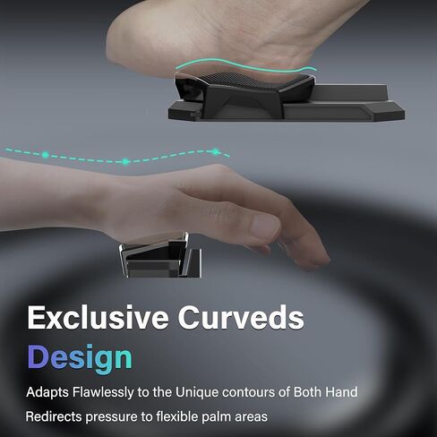 Yagee Keyboard Wrist Rest, Maglev Wrist Support for Carpal Tunnel, Comfortable Typing Pain Relief, Anti-Fatigue, Ergonomic Arm Posture, Computer Supplies for Gaming & Working in Kuwait