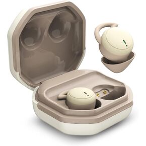 Sleep Earbuds Small Bluetooth Earbuds Mini Wireless Discreet Earbud for Music, Home, Work (Nude)