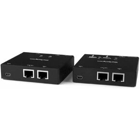 StarTech.com HDMI over CAT6 Extender with 4-port USB Hub - Remote HDMI over CAT5 or CAT6 - 165 ft (50m) - 1080p , TAA (ST121USBHD)