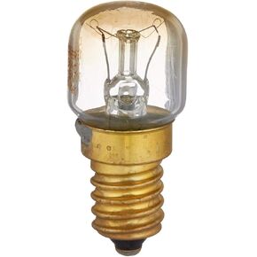 Edgewater Parts 4173175 15 Watt Light Bulb Compatible with Whirlpool Microwave Oven European Base 300℃ High Temperature Warm White Light Bulb 360° Beam Angle, 120V