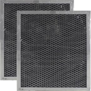 Air Filter Factory Compatible Replacement For Whirlpool 4378581 Microwave Hood Charcoal Filter Set 2-Pack