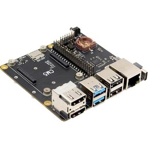 Geekworm X1500 CM5 IO Carrier Board for Raspberry Pi Compute Module 5 Support Dual M.2 NVMe SSD|1GbE Ethernet Port