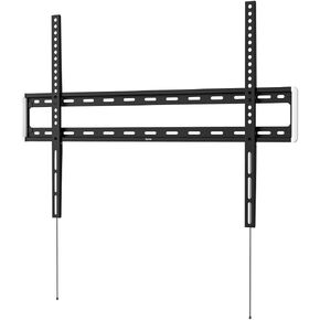 Hama Fixed TV Wall Mount for 10 Year Guarantee (Extra-Flat TV Wall Mount, 75 kg Max, Robust, for LCD/LED/OLED/Plasma Screens from 81 cm to 191 cm (32 to 75 "), VESA Max 400 x 400) Black