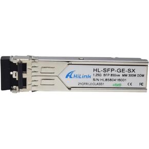 1000BASE-SFP 1.25G 300M SFP 850nm Transceiver Duplex LC DOM(5 pcs)