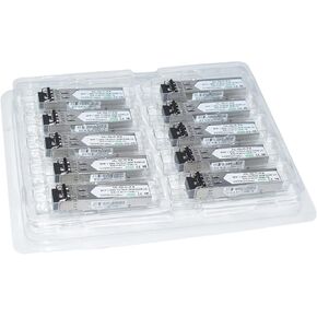 GLC-EX-SMD 1.25G 40KM 1000BASE SMF 1310nm Dual LC SFP Moduler Compatible(5 pcs)