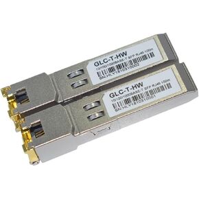 ! 10 بيانات كبيرة تبديل المنفذ الكهربائي GLC-T 10/100/1000MBASE-T COPPER RJ45 SFP